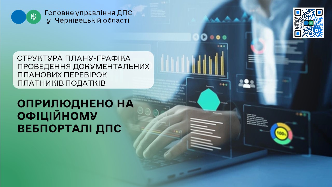 Структура плану-графіка проведення документальних планових перевірок платників податків, який оприлюднено на офіційному вебпорталі ДПС