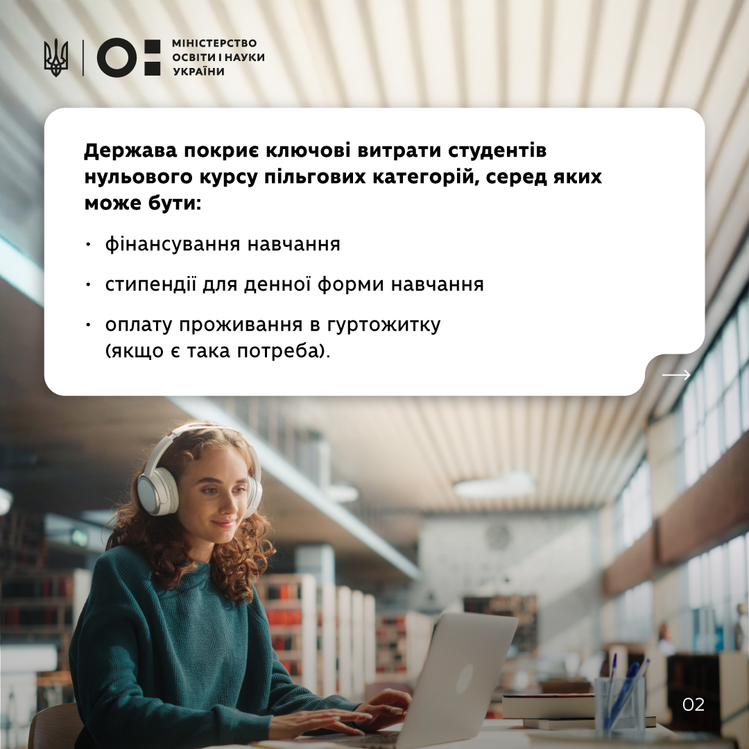 Кабмін затвердив запровадження «зимового вступу» на нульовий курс у закладах вищої освіти ініційованого Президентом України.
