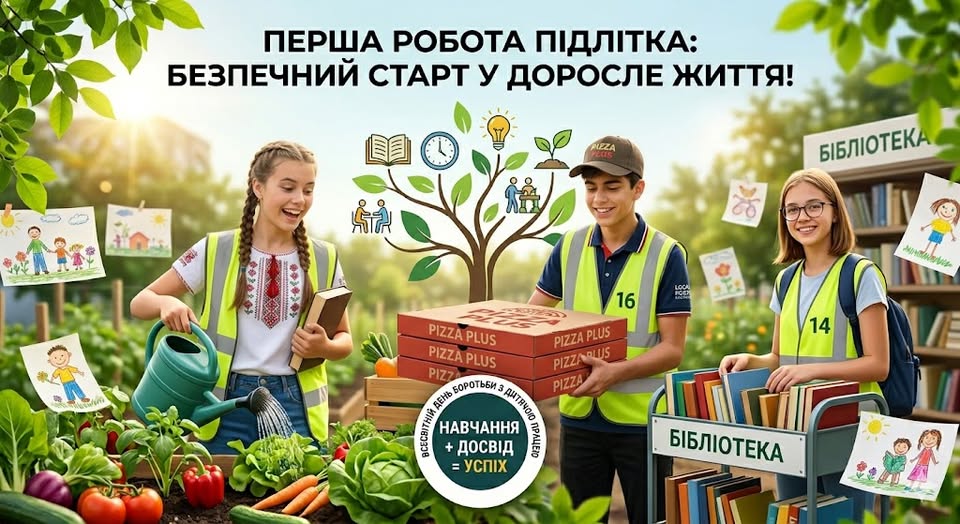Перша робота підлітка: безпечний старт у доросле життя!